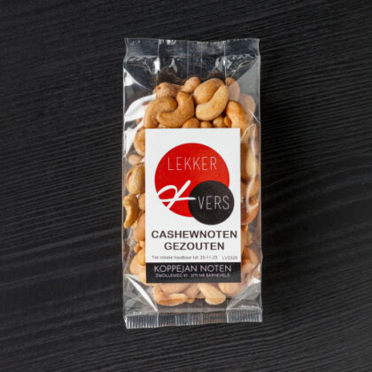 Cashewnoten gezouten